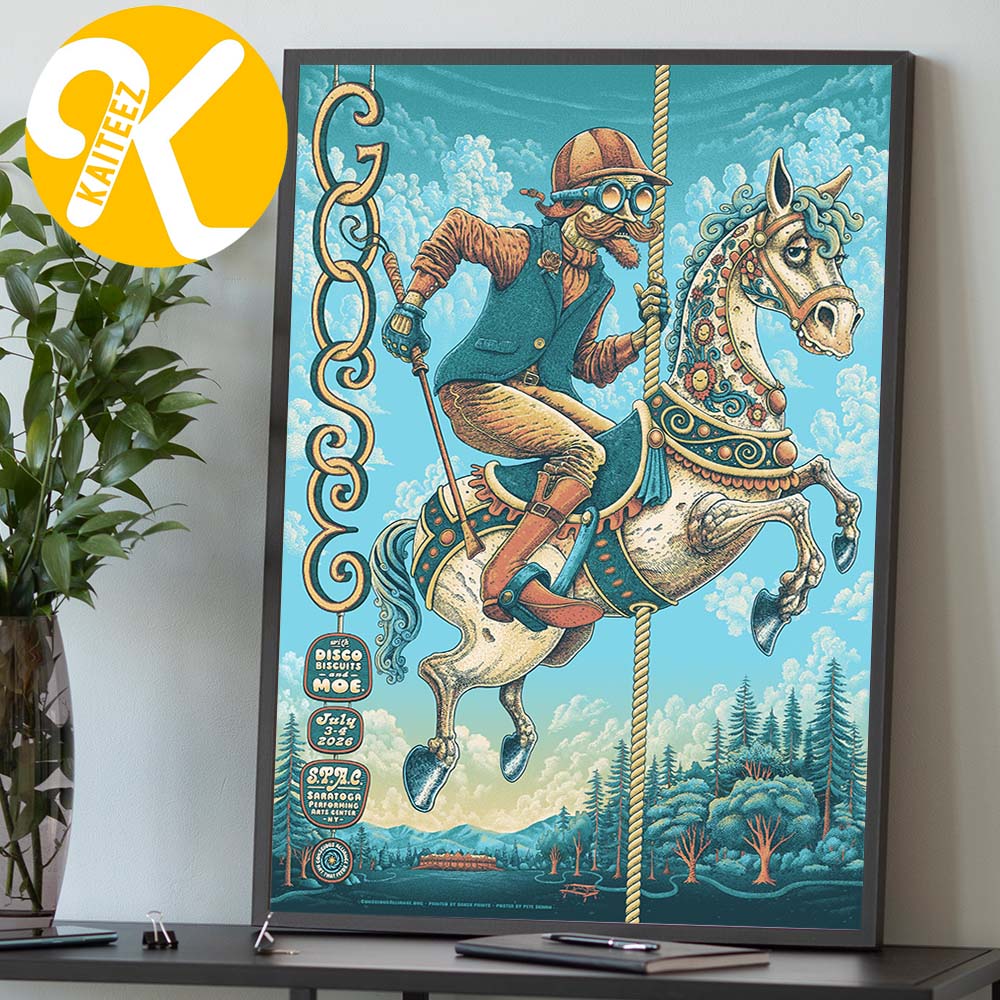Goose The Band SPAC Limited Edition Poster At Saratoga Performing Arts Center New York On July 3 4 2026 Home Decor Poster Canvas Goose The Band SPAC Limited Edition Poster At Saratoga Performing Arts Center New York On July 3 4 2026 Home Decor Poster Canvas