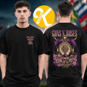 Guns N Roses Exclusive Tee Night 2 Paris At Accor Arena In Paris France On July 3 2026 Two Sided Unisex T-Shirt