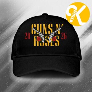 Guns N Roses Merch World Tour 2026 Classic Cap Hat Snapback