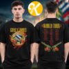 Guns N Roses Merch World Tour 2026 US Dates Military Green Two Sided Unisex T-Shirt