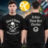 Guns N Roses Merch World Tour 2026 US Dates Spray Painted White Two Sided Unisex T-Shirt