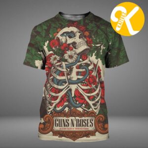 Guns N Roses Raleigh NC Event Poster North American Tour At Carter Finley Stadium In Raleigh NC On July 23 2026 All Over Print Shirt