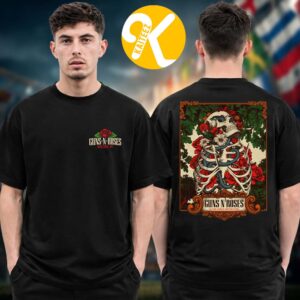 Guns N Roses Raleigh NC Event Tee North American Tour At Carter Finley Stadium In Raleigh NC On July 23 2026 Two Sided Unisex T-Shirt