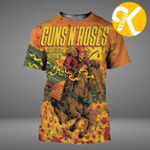 Guns N Roses Saratoga Springs NY Event Poster At Saratoga Performing Arts Center In Saratoga Springs In July 26 2026 All Over Print Shirt