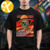 Queen Merch Budapest 40th Anniversary Track List Two Sided Unisex T-Shirt