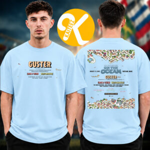 Guster On The Ocean Festival 2026 In Portland Maine On August 7-9 2026 Line Up Blue Two Sided Unisex T-Shirt