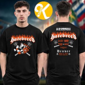 Hatebreed Event Tee Denver CO The Summer Slaughter 2026 Tour At Summit Music Hall In Denver CO On July 14 2026 Two Sided Unisex T-Shirt