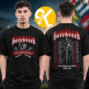Hatebreed Merch The Summer Slaughter 2026 Tour Dates Two Sided Unisex T-Shirt