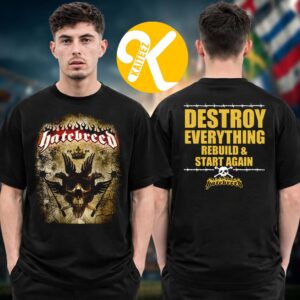 Hatebreed Merch The Summer Slaughter 2026 Tour Destroy Everything Two Sided Unisex T-Shirt