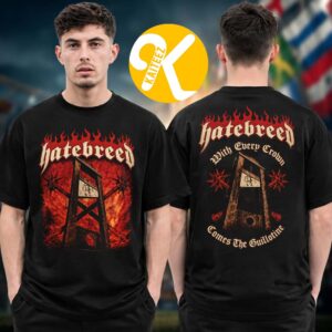 Hatebreed Merch The Summer Slaughter 2026 Tour With Every Crown Comes The Guillotine Two Sided Unisex T-Shirt