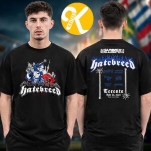 Hatebreed Toronto ON Event Tee The Summer Slaughter 2026 Tour At Phoenix Concert Theatre In Toronto ON On July 23 2026 Two Sided Unisex T-Shirt