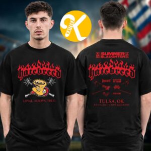 Hatebreed Tulsa OK Event Tee The Summer Slaughter Tour At Cain’s Ballroom In Tulsa OK On July 12 2026 Two Sided Unisex T-Shirt
