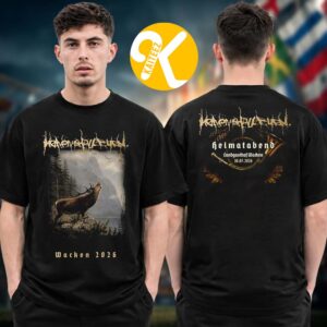 Heaven Shall Burn Wacken 2026 Exclusive Limited Tee Heimatabend Two Sided Unisex T-Shirt