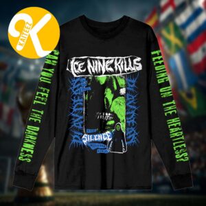 Ice Nine Kills Merch Summer Of Silence Nightmare On The Ninth Can You Feel The Silence Long Sleeve Tee