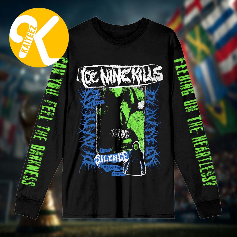 Ice Nine Kills Merch Summer Of Silence Nightmare On The Ninth Can You Feel The Silence Long Sleeve Tee Ice Nine Kills Merch Summer Of Silence Nightmare On The Ninth Can You Feel The Silence Long Sleeve Tee