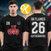 In Flames Merch Gothenburg Exclusive Tee European Tour 2026 Screaming Skull Two Sided Unisex T-Shirt