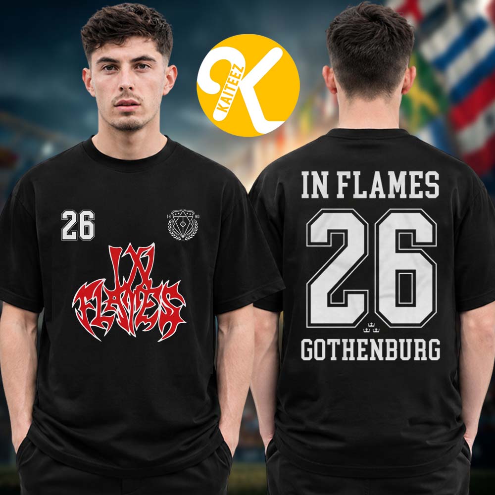 In Flames Merch Gothenburg Soccer Exclusive Tee European Tour 2026 Two Sided Unisex T-Shirt In Flames Merch Gothenburg Soccer Exclusive Tee European Tour 2026 Two Sided Unisex T-Shirt