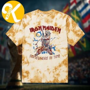 Iron Maiden Merch Summer 2026 Collection Somewhere In Time Eddie Tie Dye Tee