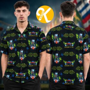 Iron Maiden Merch Summer 2026 Collection Somewhere In Time Hawaiian Shirt