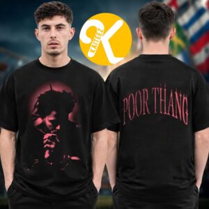 J Cole The Fall Off World Tour 2026 Merch Poor Thang Two Sided Unisex T-Shirt