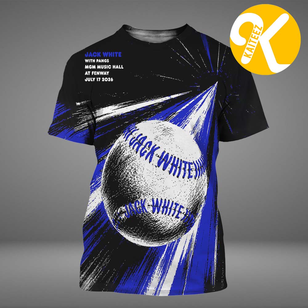 Jack White Boston MA Event Poster MGM Music Hall At Fenway On July 17 2026 All Over Print Shirt Jack White Boston MA Event Poster MGM Music Hall At Fenway On July 17 2026 All Over Print Shirt