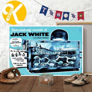 Jack White Clarkston MI Event Poster At Pine Knob Music Theatre In Clarkston MI On July 25 2026 Home Decor Poster Canvas