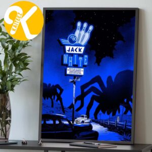 Jack White Indianapolis IN Event Poster At Everwise Amphitheater At White River State Park In Indianapolis IN On July 21 2026 Home Decor Poster Canvas