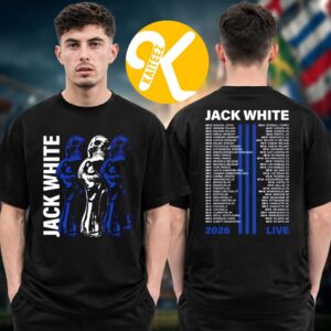 Jack White Merch Frozen Charlotte Tour Dates Two Sided Unisex T-Shirt
