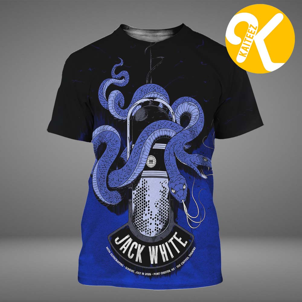 Jack White Port Chester NY Event Poster At The Capitol Theatre In Port Chester NY On July 19 2026 All Over Print Shirt Jack White Port Chester NY Event Poster At The Capitol Theatre In Port Chester NY On July 19 2026 All Over Print Shirt