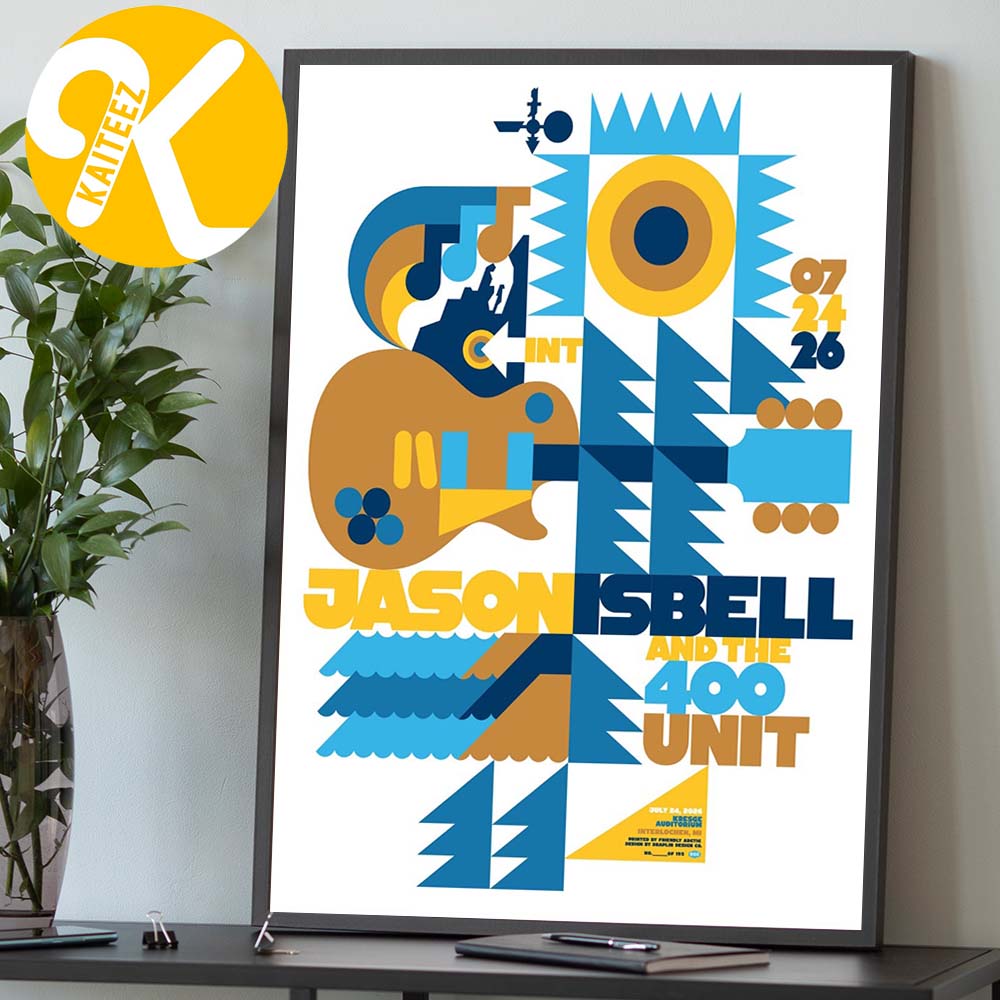 Jason Isbell And The 400 Unit Interlochen MI Event Poster At The Kresge Auditorium In Interlochen MI On July 24 2026 Home Decor Poster Canvas Jason Isbell And The 400 Unit Interlochen MI Event Poster At The Kresge Auditorium In Interlochen MI On July 24 2026 Home Decor Poster Canvas