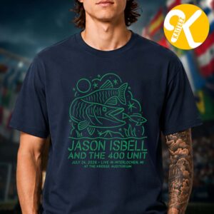 Jason Isbell And The 400 Unit Interlochen MI Event Tee At The Kresge Auditorium In Interlochen MI On July 24 2026 Unisex T-Shirt