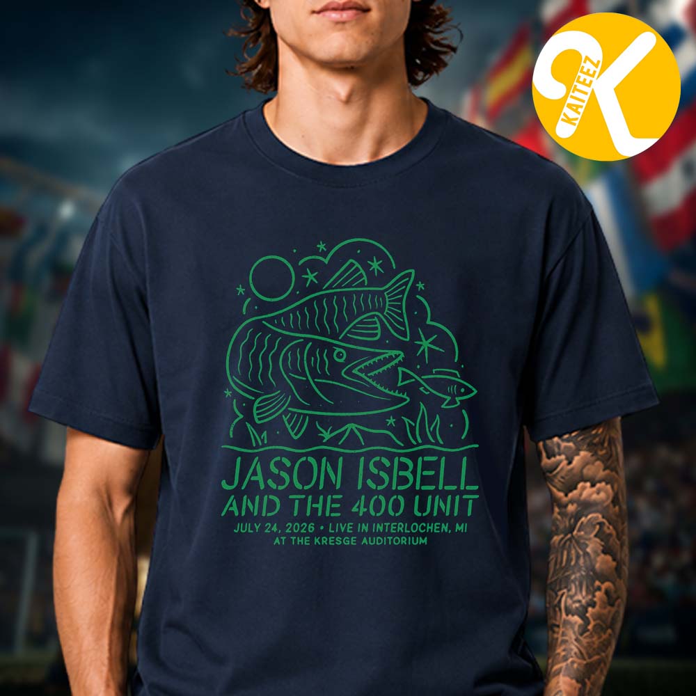 Jason Isbell And The 400 Unit Interlochen MI Event Tee At The Kresge Auditorium In Interlochen MI On July 24 2026 Unisex T-Shirt Jason Isbell And The 400 Unit Interlochen MI Event Tee At The Kresge Auditorium In Interlochen MI On July 24 2026 Unisex T-Shirt