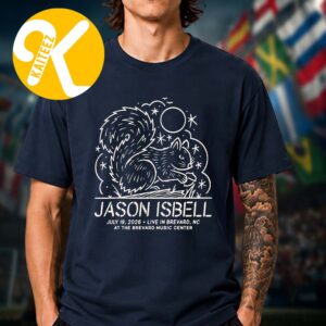 Jason Isbell Brevard NC Event Tee At The Brevard Music Center In Brevard NC On July 19 2026 Unisex T-Shirt