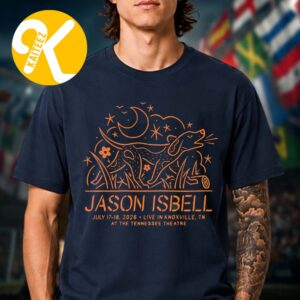 Jason Isbell Knoxville TN Event Tee At Tennessee Theatre In Knoxville TN On July 17 18 2026 Unisex T-Shirt