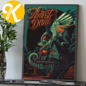 Joe Russo Almost Dead Event Poster July Tour 2026 Set Times Home Decor Poster Canvas