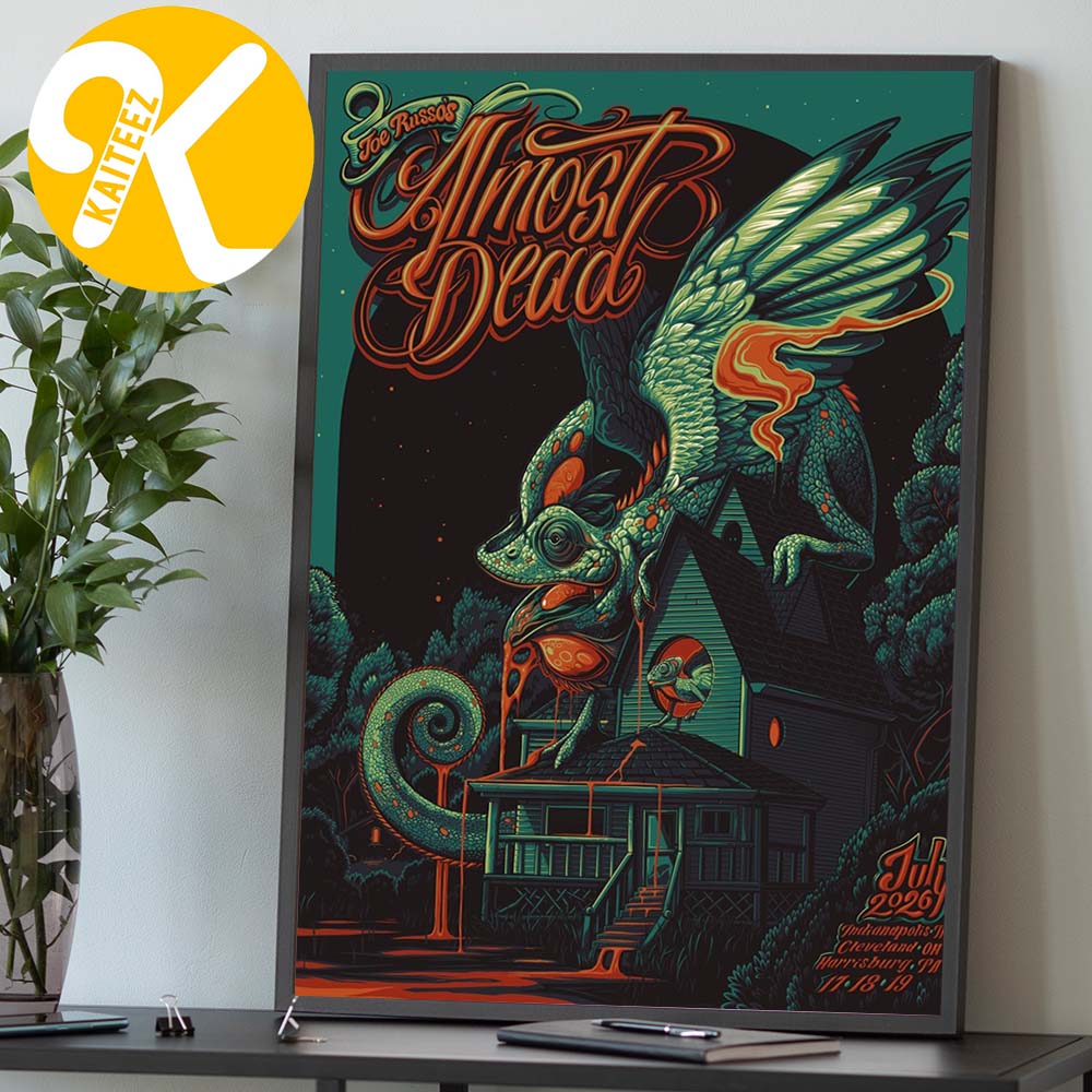Joe Russo Almost Dead Event Poster July Tour 2026 Set Times Home Decor Poster Canvas Joe Russo Almost Dead Event Poster July Tour 2026 Set Times Home Decor Poster Canvas