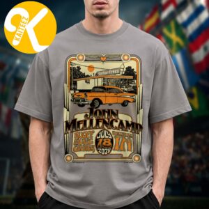 John Mellencamp The Greatest Hits Indianapolis Merch Event Tee At Ruoff Music Center In Noblesville IN On July 18 2026 Unisex T-Shirt