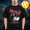 Judas Priest Merch Faithkeepers European UK Summer Tour 2026 Sad Wings Of Destiny Itin Navy Two Sided Unisex T-Shirt Judas Priest Merch Faithkeepers European UK Summer Tour 2026 Sad Wings Of Destiny Itin Navy Two Sided Unisex T-Shirt