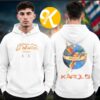 Karol G Merch Viajando Por El Mundo Tropitour 2026 Tour Dates White Two Sided Unisex T-Shirt