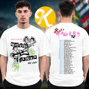 Kid Cudi Merch Rebel Ragers Tour 2026 Beautiful Confusion Tour Dates Two Sided Unisex T-Shirt