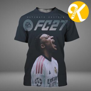 Kylian Mbappe Cover Of FC 27 EA Sports All Over Print Shirt