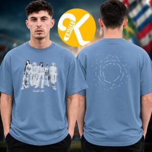 LE SSERAFIM Merch Pureflow Tour 2026 Photo Blue Two Sided Unisex T-Shirt