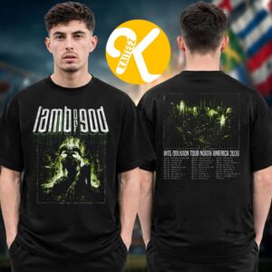 Lamp Of God Merch Into Oblivion Tour North America 2026 Beast Temple Tour Dates Two Sided Unisex T-Shirt