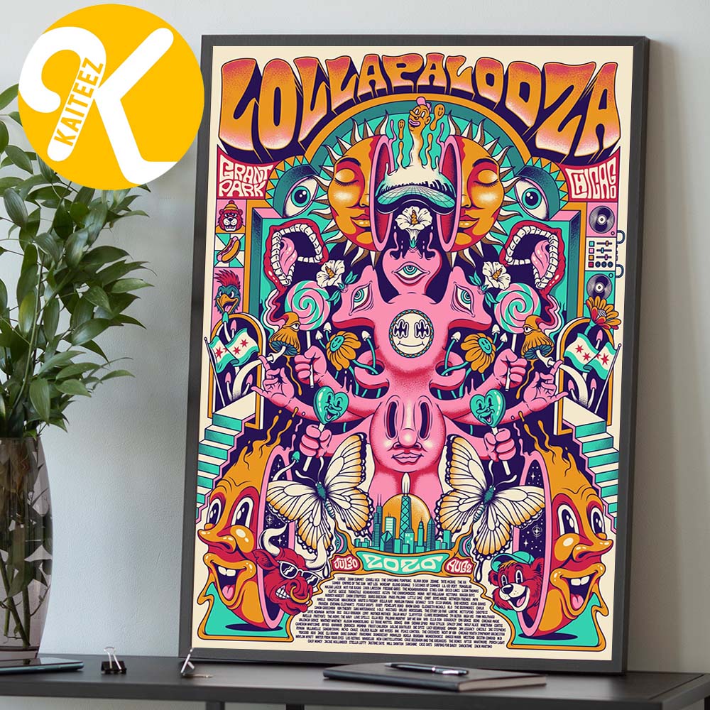 Lollapalooza Festival 2026 Event Poster At Grant Park In Chicago IL On July 30 – Aug 2 2026 Line Up Home Decor Poster Canvas Lollapalooza Festival 2026 Event Poster At Grant Park In Chicago IL On July 30 – Aug 2 2026 Line Up Home Decor Poster Canvas