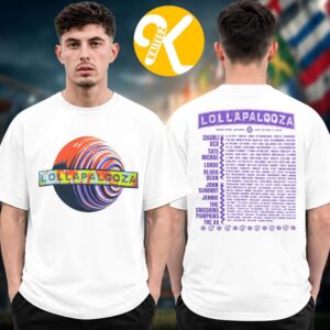 Lollapalooza Festival 2026 Event Tee At Grant Park In Chicago IL On July 30 – Aug 2 2026 Sphere Line Up Two Sided Unisex T-Shirt