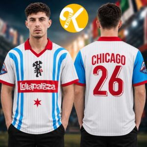 Lollapalooza Festival 2026 Merch At Grant Park In Chicago IL On July 30 – Aug 2 2026 Lolla Soccer Jersey