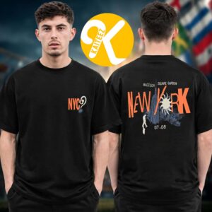 Louis Tomlinson Exclusive Madison Square Garden Merch How Did We Get Here Black Two Sided Unisex T-Shirt