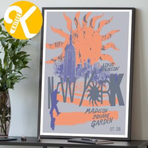 Louis Tomlinson Exclusive Madison Square Garden Merch How Did We Get Here Home Decor Poster Canvas