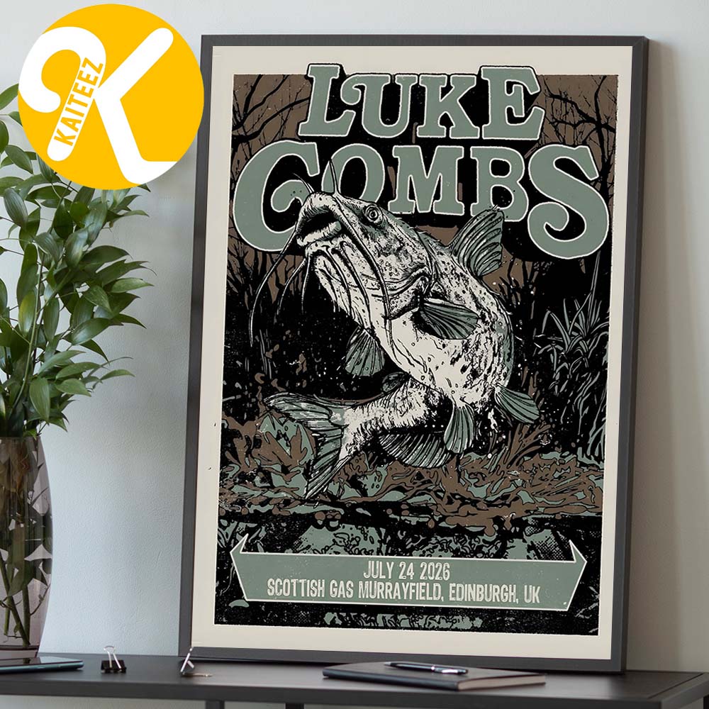 Luke Combs Edinburgh UK Exclusive Poster Night 1 At Scottish Gas Murrayfield In Edinburgh UK On July 24 2026 Home Decor Poster Canvas Luke Combs Edinburgh UK Exclusive Poster Night 1 At Scottish Gas Murrayfield In Edinburgh UK On July 24 2026 Home Decor Poster Canvas