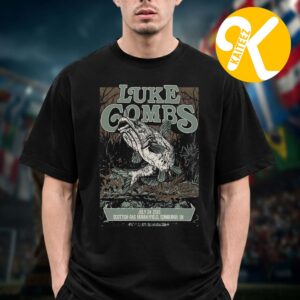 Luke Combs Edinburgh UK Exclusive Poster Night 1 At Scottish Gas Murrayfield In Edinburgh UK On July 24 2026 Unisex T-Shirt